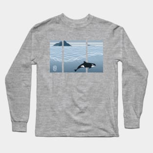 Orca scenery Long Sleeve T-Shirt